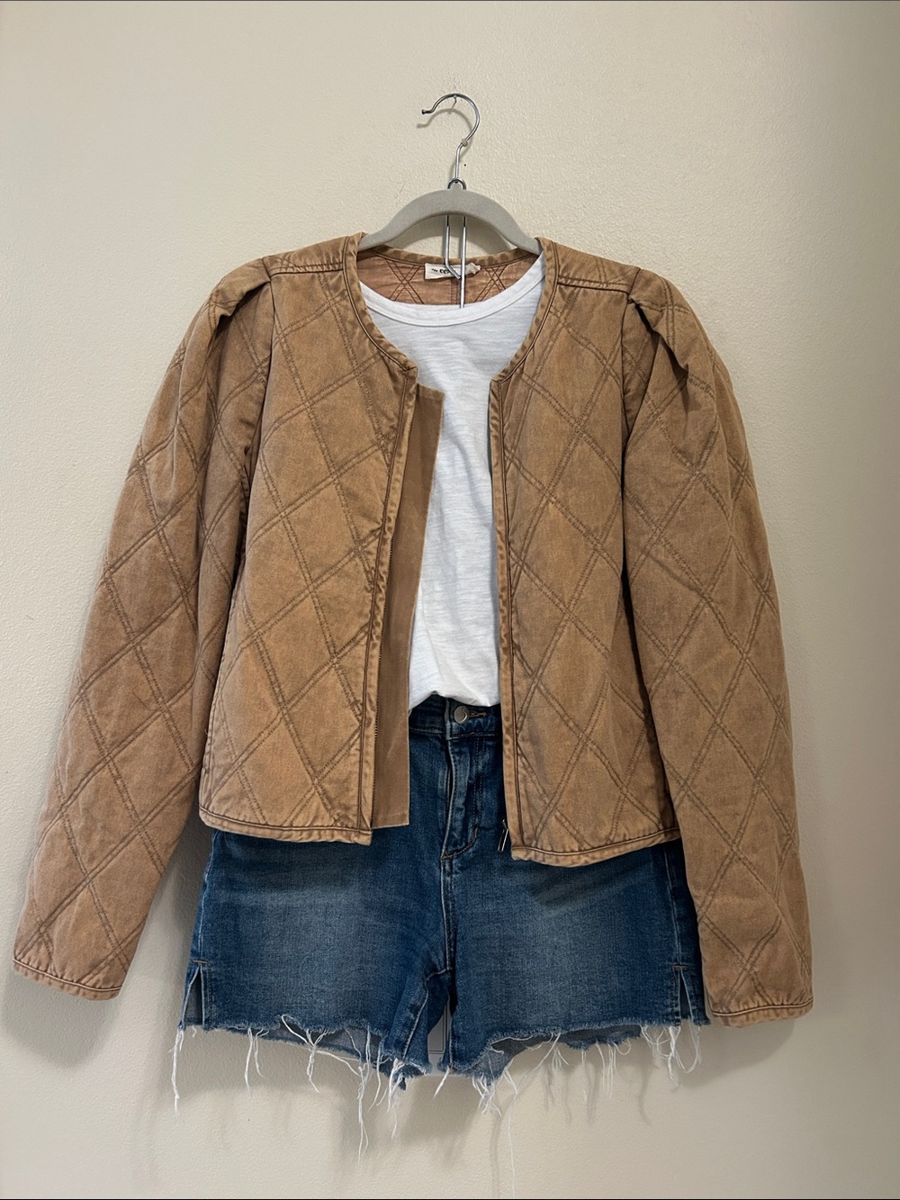 Eesome Quilted rust Brown Women's Jacket